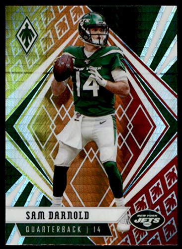 2020 Panini Phoenix Fire Burst #64 Sam Darnold New York Jets (Silver Prizm Refractor) NFL Football Card NM-MT