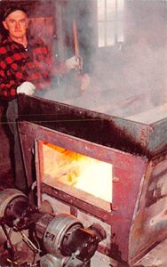 maple sugar oil burners to heat maple sap evaporator photographer robert b. frazier unused