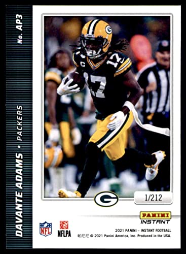 Football NFL 2021 Panini Instant All Pro #AP3 Davante Adams Packers