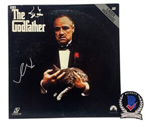 al pacino signed autographed the godfather movie laserdisc cover beckett coa