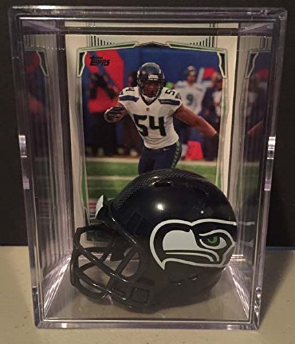 Seattle Seahawks NFL Helmet Shadowbox w/Bobby Wagner card