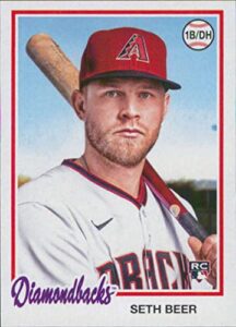 2022 topps archives #171 seth beer 1978 topps nm-mt rc rookie arizona diamondbacks baseball