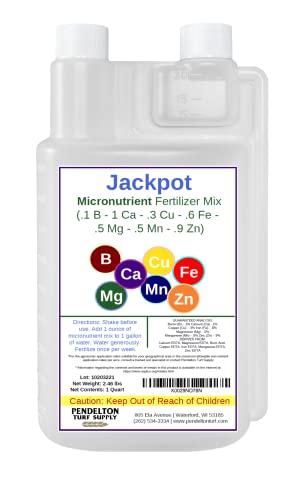 Jackpot Micronutrient Liquid Fertilizer Mix | Indoor & Outdoor | for Plants, Flowers, Vegetable Gardens, Trees, Shrubs & Lawns (32oz)