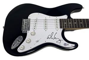 alice cooper signed autographed electric guitar beckett coa