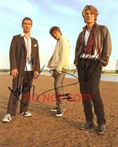 hanson brothers band reprint signed 8×10″ photo #1 rp