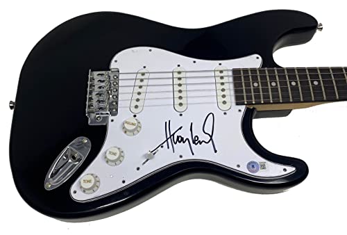 Huey Lewis Signed Autographed Electric Guitar Back To The Future Beckett COA