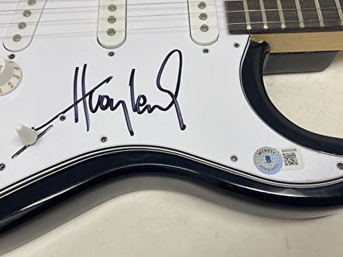 Huey Lewis Signed Autographed Electric Guitar Back To The Future Beckett COA