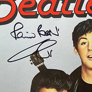 Pete Best Signed Autograph The Beatles Silver Beatles Vinyl Album LP Beckett COA