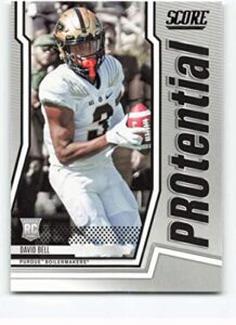 2022 score protential #23 david bell purdue boilermakers nfl football trading card