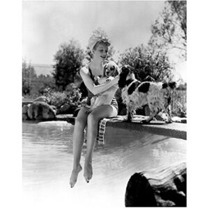 lucille ball 8 x 10 photo i love lucy the lucy show here’s lucy w/dogs on diving board kn