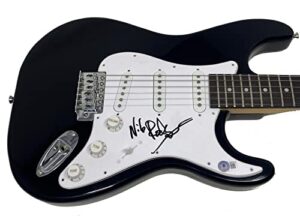 nile rodgers signed autographed electric guitar chic beckett coa