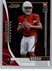 2019 absolute football #126 kyler murray rc rookie card arizona cardinals official nfl trading card from panini america in raw (nm or better) condition