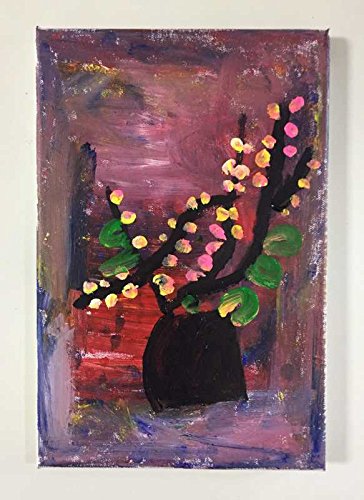 WALL ART ARTWORK PAINTING FLOWER BRANCH