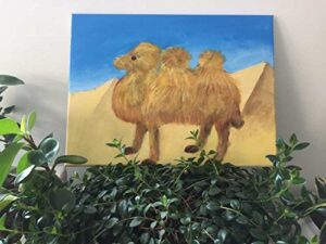 wall art artwork painting camel