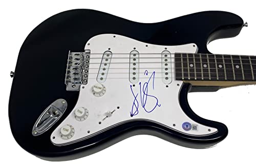 Damiano David Signed Autographed Electric Guitar Maneskin Beckett COA