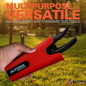 Altuna Silicon Pruner Holster and Multitool Plier Pouch with Heavy Duty Belt Clip - All Weather Waterproof Garden Tool Sheath and Flexible Holster for Hand Pruners, Pliers, Scissors, and More