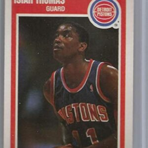 1989-90 Fleer #50 Isiah Thomas Pistons NBA Basketball Card NM-MT