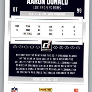 2018 Donruss Football #150 Aaron Donald Los Angeles Rams Official NFL Trading Card