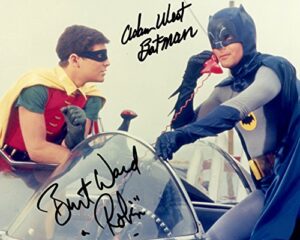 batman & robin adam west burt ward reprint signed 11×14 poster photo #4 rp