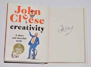 john cleese signed autograph creativity hc book 1st edition monty python coa