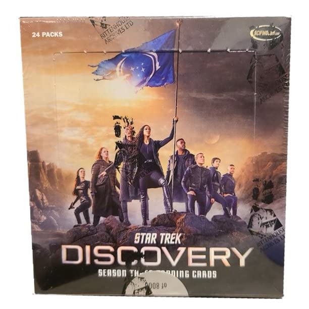 2022 Rittenhouse Star Trek Discovery Season 3 Trading Cards Factory Sealed Hobby Box 24 Packs 2 Autographs & 1 Relic