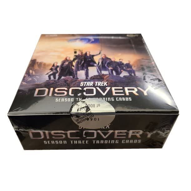 2022 Rittenhouse Star Trek Discovery Season 3 Trading Cards Factory Sealed Hobby Box 24 Packs 2 Autographs & 1 Relic
