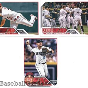 2023 Topps Series 1 Arizona Diamondbacks Team Set of 9 Cards: Josh Rojas(#60), Merrill Kelly(#71), Seth Beer(#105), Zach Davies(#123), Buddy Kennedy(#135), Caleb Smith(#191), Ketel Marte(#239), Arizona Diamondbacks(#263), Pavin Smith(#312) - GotBaseballCa