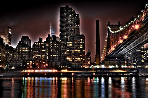 Foggy Skyscrapers at Night