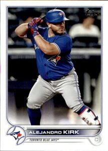 2022 topps #432 alejandro kirk blue jays baseball mlb