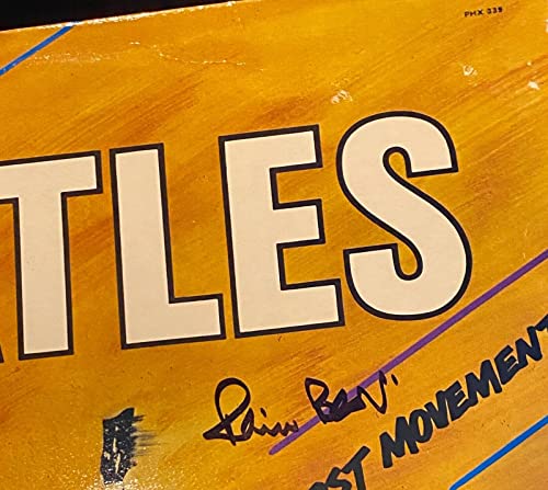 Pete Best Signed Autograph The Beatles First Movement Vinyl Album LP Beckett COA