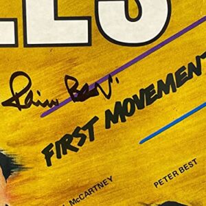 Pete Best Signed Autograph The Beatles First Movement Vinyl Album LP Beckett COA