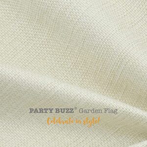 PARTY BUZZ Monogram B Garden Flag, Small Mini Initial Letter Outside Outdoor Burlap Yard Flag (12x18, Double Sided)