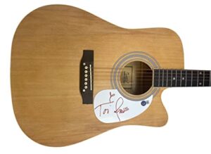 tori amos signed autographed full size acoustic guitar beckett coa