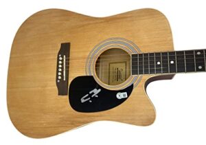 morgan wallen signed autographed full size acoustic guitar country beckett coa
