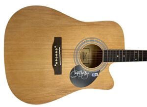 jon bon jovi signed autographed full size acoustic guitar bon jovi beckett coa