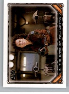 2020 topps star wars the mandalorian season 1 nonsport trading card #55 in the care of peli motto