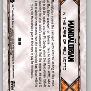 2020 Topps Star Wars The Mandalorian Season 1 Nonsport Trading Card #55 In the Care of Peli Motto