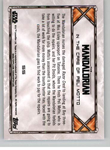 2020 Topps Star Wars The Mandalorian Season 1 Nonsport Trading Card #55 In the Care of Peli Motto