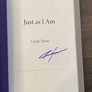 Cicely Tyson Signed Autographed Just As I Am Hardcover First Edition Book COA