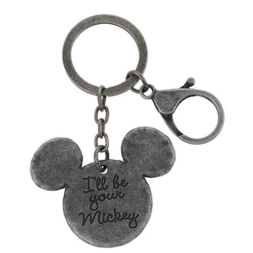 Disney Keychain - Engraved Mickey Icon - I'll Be Your Mickey