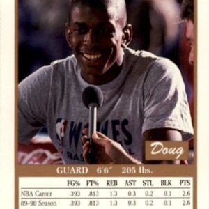 1990 SkyBox Basketball Rookie Card (1990-91) #397 Doug West