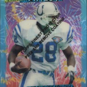 1995 Finest Football Card #125 Marshall Faulk