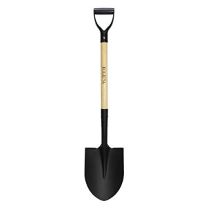 koleiya shovel,shovels for digging,garden spade,shovels for gardening,round shovel digging,d handel,41inches,matel+wood