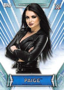 2019 topps wwe women’s division #30 paige wrestling trading card