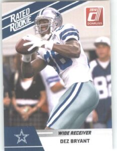 2010 donruss rated rookies football card #32 dez bryant – dallas cowboys (rc – rookie card) nfl trading card