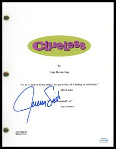 jeremy sisto”clueless” autograph signed ‘elton’ complete script screenplay acoa