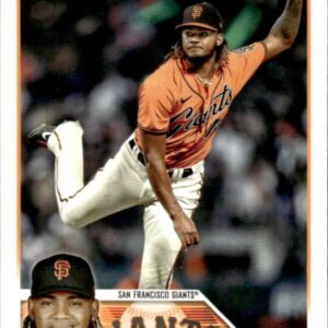 2023 TOPPS #262 CAMILO DOVAL SAN FRANCISCO GIANTS BASEBALL OFFICIAL TRADING CARD OF THE MLB