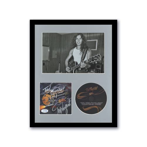 Ted Nugent"Detroit Muscle" AUTOGRAPH Signed Custom Framed 11x14 CD Display B ACOA