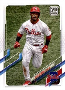 2021 topps series 1 baseball #109 jean segura philadelphia phillies official mlb trading card