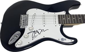 jerry harrison signed autographed electric guitar talking heads beckett coa